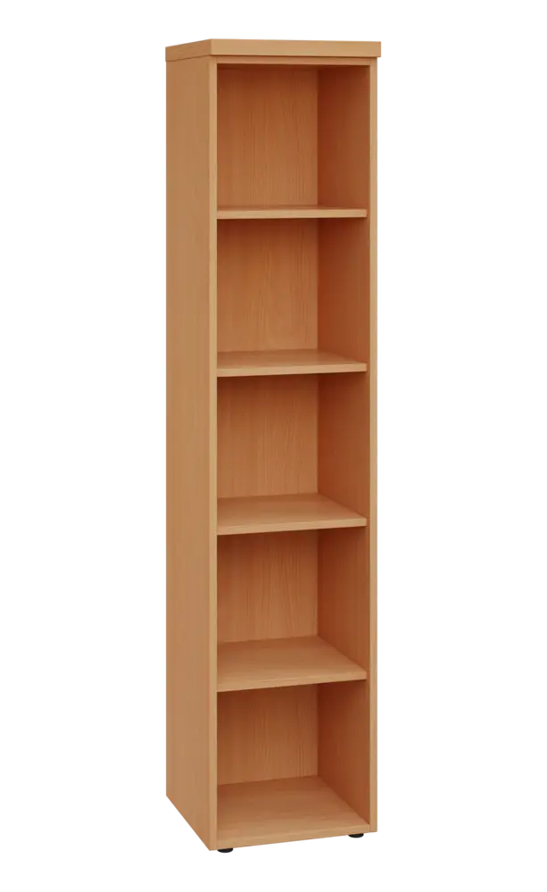 SIN 5 - 4N kancelářská skříň, nika, 1820x400x400, buk royal